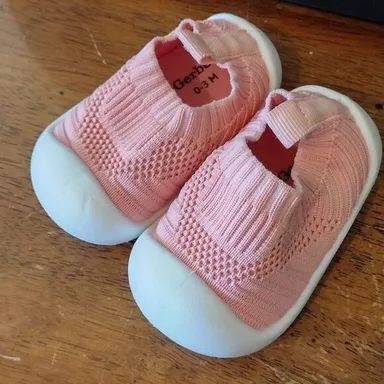 Gerber Baby Shoes Pink 0-3m