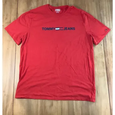 Tommy Jeans XL Red T-Shirt