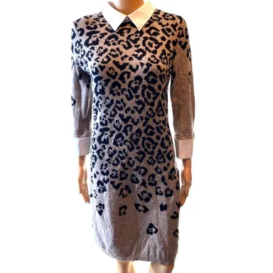 Cynthia Rowley Nylon Merino Wool Blend Soft Cozy Y2K Sweater Dress Women Size M