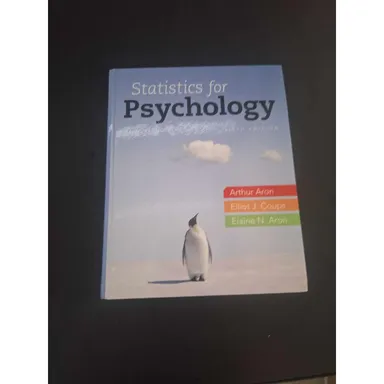 Statistics for Psychology, 6th Edition