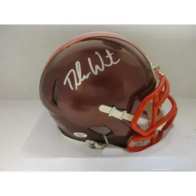 Deshaun Watson of the Cleveland Browns signed autographed mini football helmet