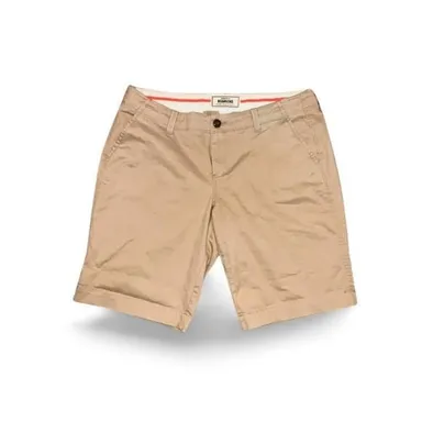 Old Navy Khaki Perfect Bermuda Low Rise Shorts Size 12