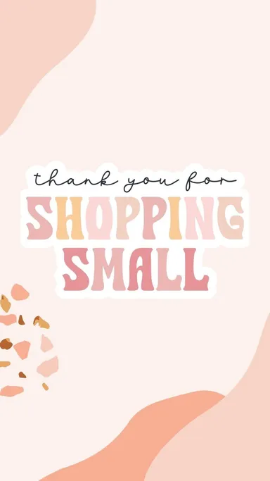 ✨Thank You for Shopping Small Sticker✨