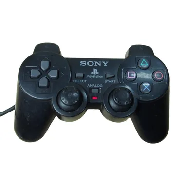 Sony PlayStation 2 OEM Black Wired DualShock 2 Analog Controller SCPH-10010 PS2
