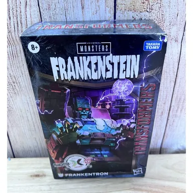FRANKENTRON Transformers Universal Monsters Frankenstein Collaborative Box Dmg