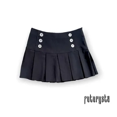 90’s Pleated Micro Mini Skirt