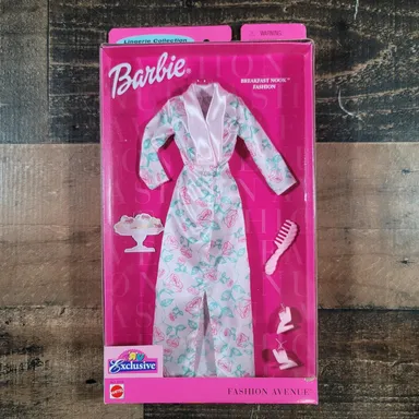 Barbie Fashion Ave 2000 Lingerie collection styles Breakfast Nook long robe