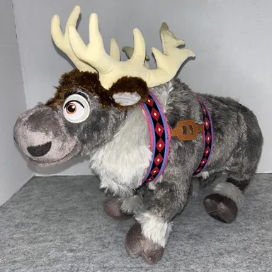Disney Store Exclusive Poseable Sven the Reindeer Stuffed Plush 16 Inch - Frozen