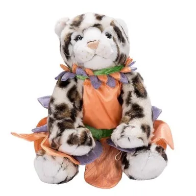 Build A Bear Leopard Plush 16" Flower Fairy Costume Dance Cat Stuffed Animal