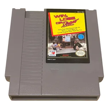 Win, Lose or Draw Nintendo NES Original Authentic Retro Classic Game