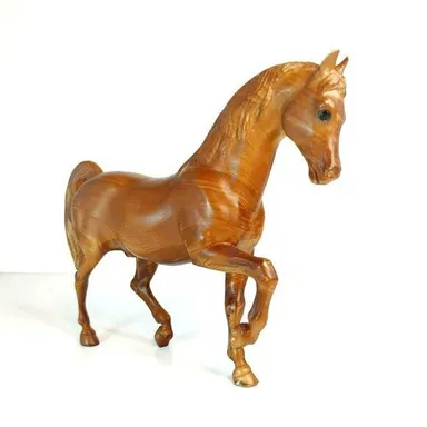 Vintage Breyer Brown Woodgrain Family Arabian Stallion Horse 1959-1967 Mold #907