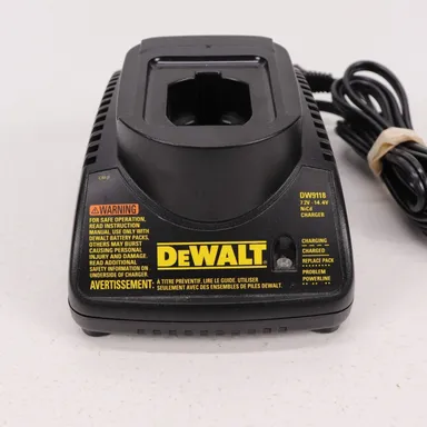 DeWalt DW9118 7.2v-9.6v-12.0v-14.4v NiCd Battery Charger