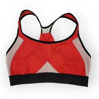 Champion Red Spark Anniversary Sports Bra Compression Workout Women's Size Large