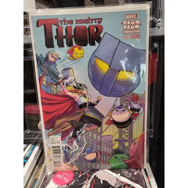 The Mighty Thor #10 (2016) Tsum Tsum Takeover Variant Cover Jane Foster NM Comic