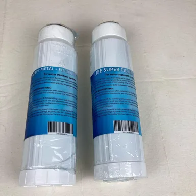 Life Ionizer Technologies Water Replacement Super Filter LF-100  2 Set Metals