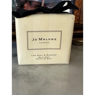 Jo Malone Lime Basil Mandarin Soap 100 g 3.5 oz ~ NEW Highly Fragrant Scent