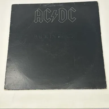AC DC Back In Black 1980 Vinyl LP Atlantic SD-16018
