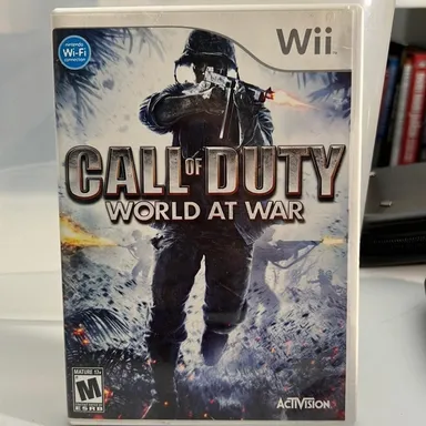 Nintendo Wii Call of Duty World at War Video Game