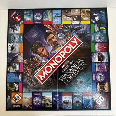 Monopoly Wakanda Forever Black Panther 2022 Game Board Replacement, Display, Repurpose
