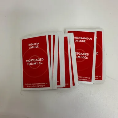 Monopoly Revolution Card Set Replacement