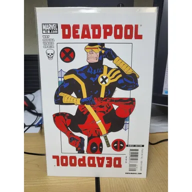 Deadpool #16 b (2009)1:4 Paco Medina Variant Cover NM X-Men Cyclops Playing Card