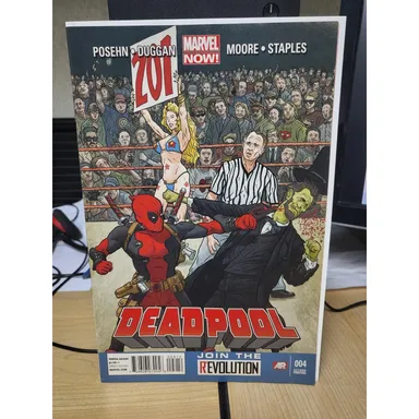 Deadpool #4 2013 2nd Print Geoff Darrow Variant Zombie Presidents Marvel Comics