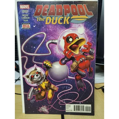 Deadpool The Duck #2 2017 David Nakayama Cover Rocket Raccoon Marvel Comics FINE