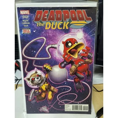 Deadpool The Duck #2 (2017) David Nakayama Cover Rocket Raccoon Marvel Comics NM