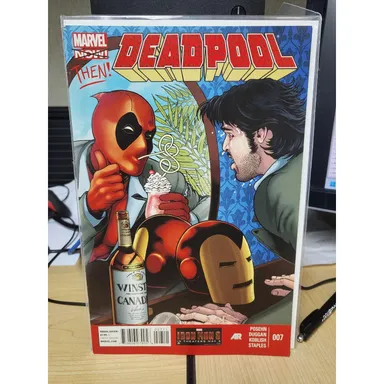 Deadpool #7 (2013) Iron Man #128 Homage Cover Marvel Comics Fine +