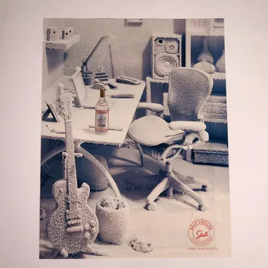 Stolichnaya Vodka "Best Chilled" Vintage Print Ad 2004 Maxim 8.5" x 11"