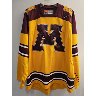 Minnesota Gophers Vintage Nike College Hockey Jersey XL