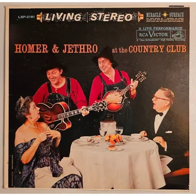 Homer And Jethro - At The Country Club (LP, Ind) (RCA Victor)