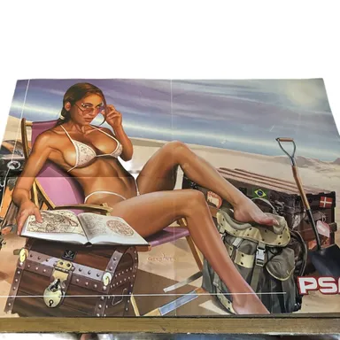 GTA Vice City PS2 POSTER ONLY Authentic Original
