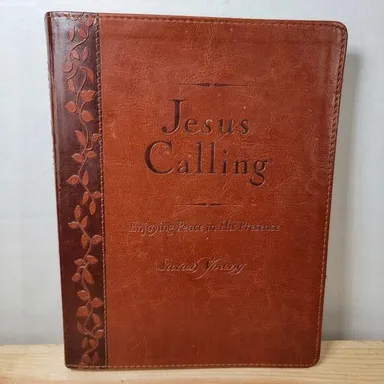 BOOK Jesus Calling 365 Day Devotional by Sarah Young in Imitation Leather