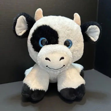 Toy Factory Butters Cow 10" Sitting Lil' Ones Stuffed Animal Plush Glitter eyes