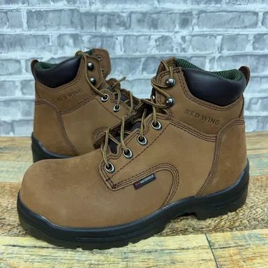 Red Wing 2240 King Toe Safety Toe Waterproof Work Boots Mens Size 7 EE New