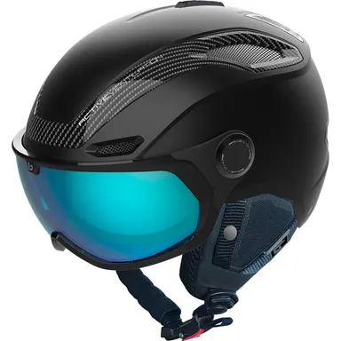 NEW BOLLE V-Line Carbon Helmet Black Matte Phantom Blue Lens Cat 1 to 3 LARGE