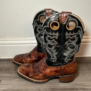 Ariat Square Toe Western Cowboy Boots - 9D