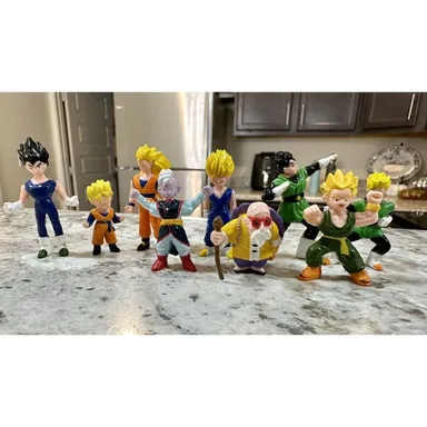 1989 AB Toys Dragon Ball Z Figures DBZ Figure Lot 9 Piece Vintage