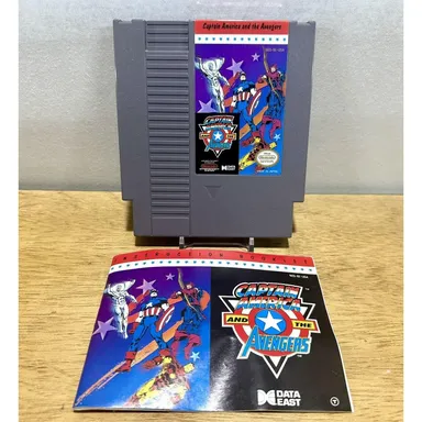 Captain America and The Avengers (Nintendo NES, 1991) Tested Cartridge & Manual