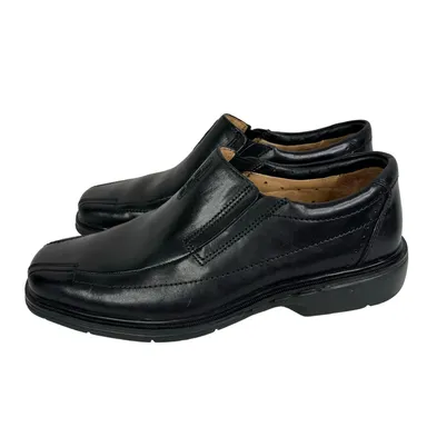 Clarks Men's UN. SHERIDAN Size 7  M Black Genuine Leather Lexington Loafer $168