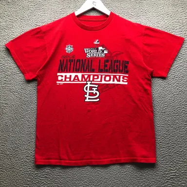 St. Louis Cardinals 2013 World Series Champions MLB T-Shirt Men's Medium M Red