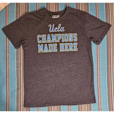 UCLA Bruins Champions Made Here Volleyball T-shirt Large Gray NCAA University