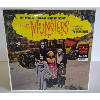 The Munsters Vinyl LP Record Album Halloween Surf Mod Monster Orange Pumpkin Ltd