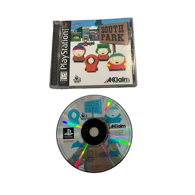 South Park (Sony PlayStation 1, 1999) Complete W/ Manual & Reg Card PS1
