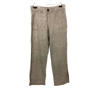 Banana Republic Linen Pants Grey Size 6