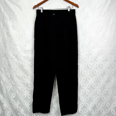 Vintage Woolrich 1964 Women's Size 10 Black High Waist Corduroy Pants