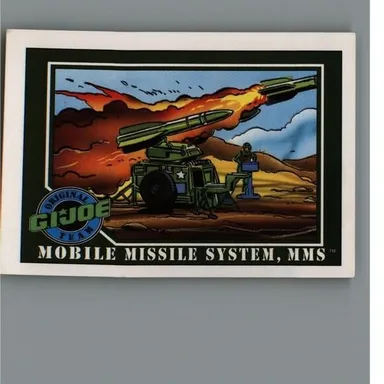 1991 Impel Hasbro GI Joe Series 1 Trading Card Mobile Missle System, MMS #59