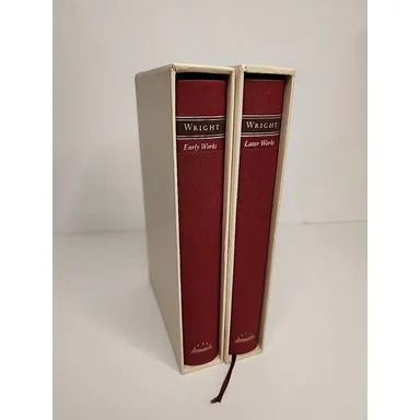 Lot Of 2 Richard Wright Library of America Book (Hardcover Slipcases 1991)