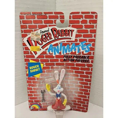 Vintage 1988 Ljn Toys Who Framed Roger Rabbit Animates Action Figure NEW